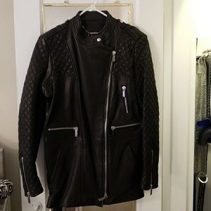 Barbara Bui moto leather jacket